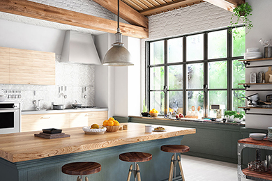 Rénovation complète d'une cuisine sur Saint Nazaire